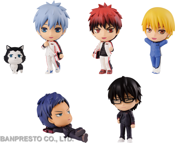 Photo Of Chibi Kyun Chara Kuroko No Basuke ~seirin - Kuroko No Basuke Chibi Figures (689x517)