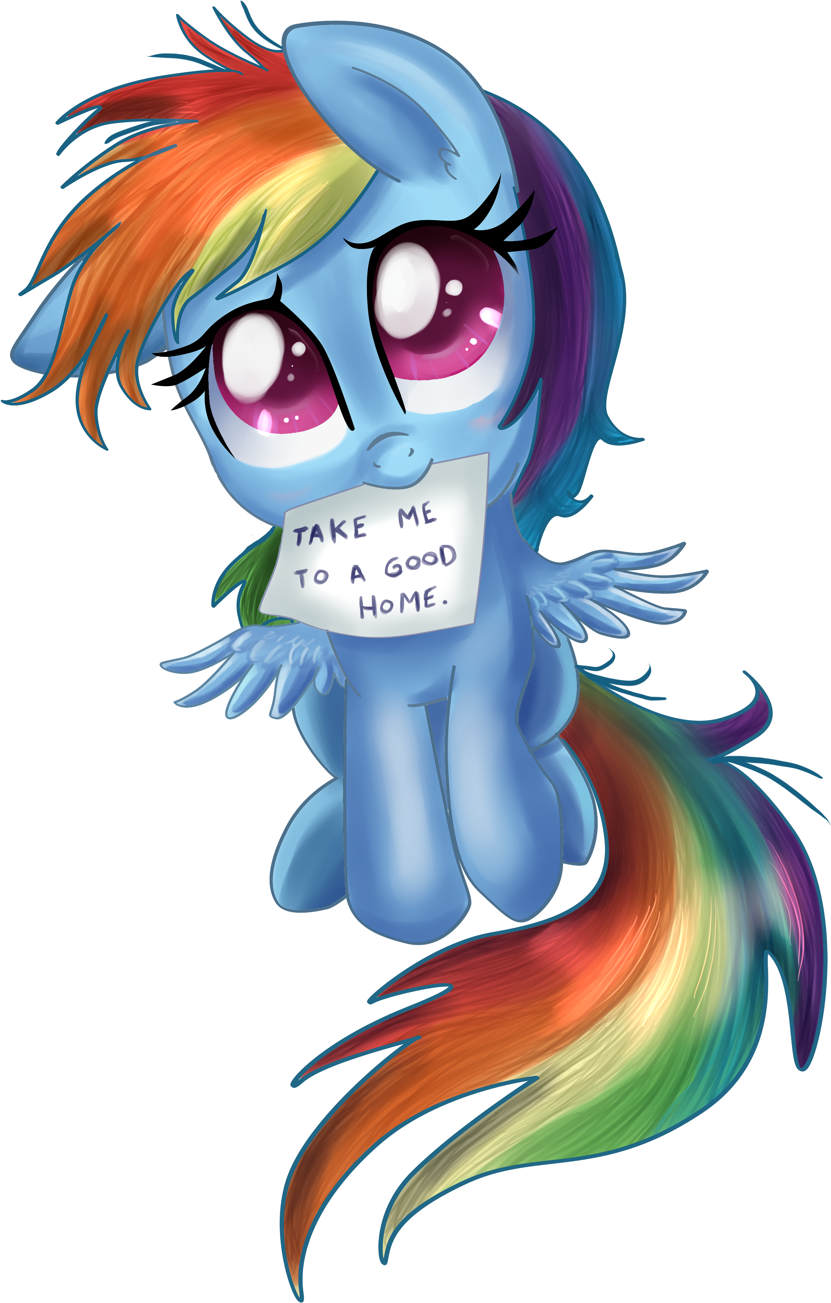 Take Me To A Go0d Home - Free To A Good Home Mlp (3077x4384)