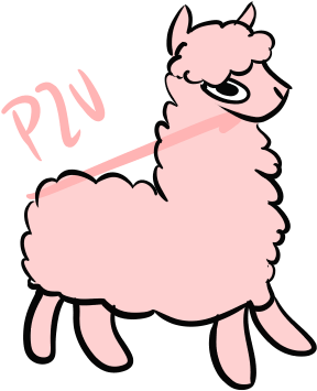 P2u Alpaca Base By Sakugeek - Cartoon (400x400)