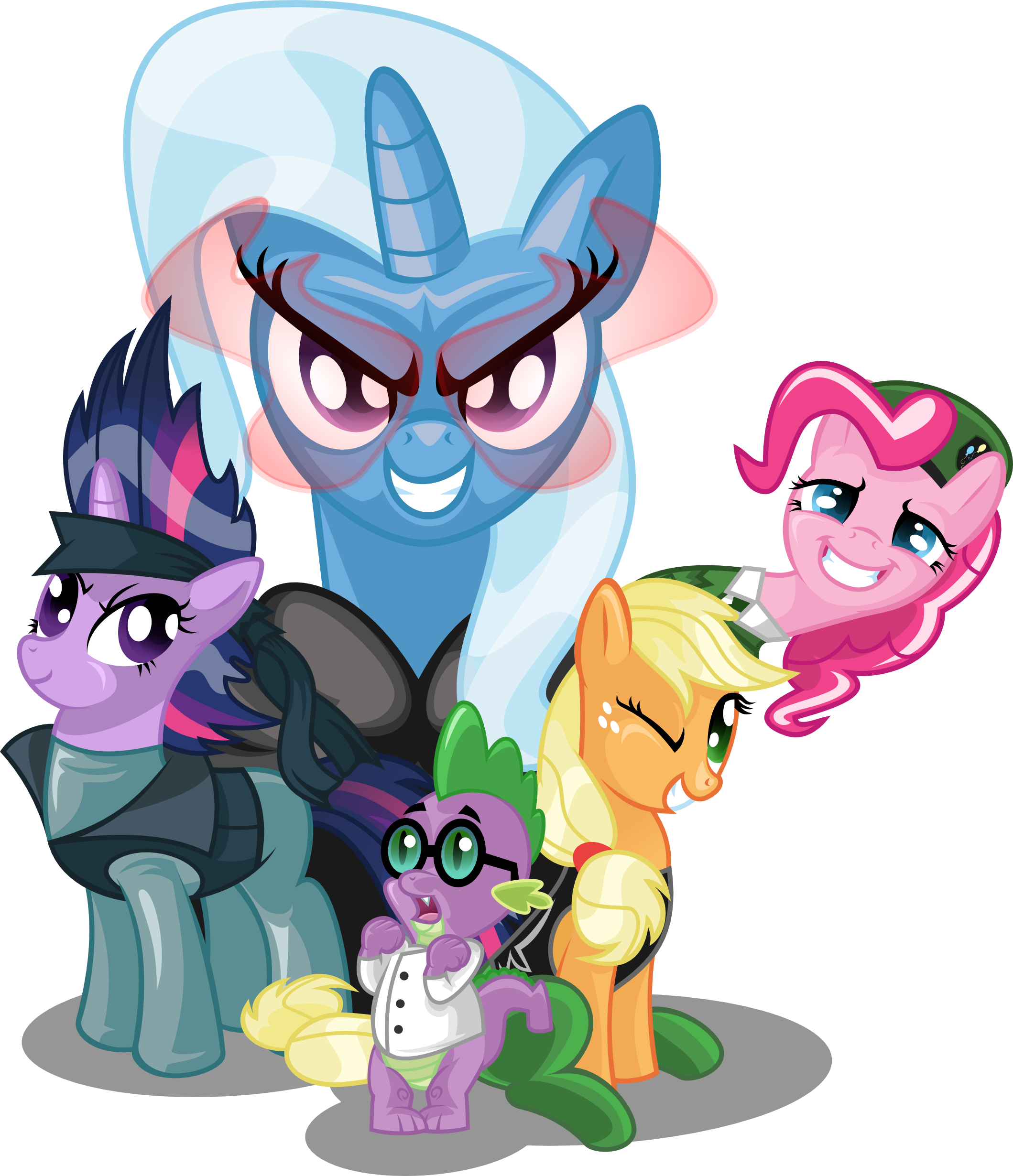 Metal Gear Solid Pony Twilight Sparkle Spike Applejack - Metal Gear (2119x2461)