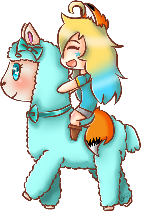 Happy Alpaca, Happy Starlett By Kawaii-starlett - Cartoon (704x764)