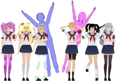Re Work And Stuffs By Yuminaochan - Galko Chan Yandere Simulator (512x384)