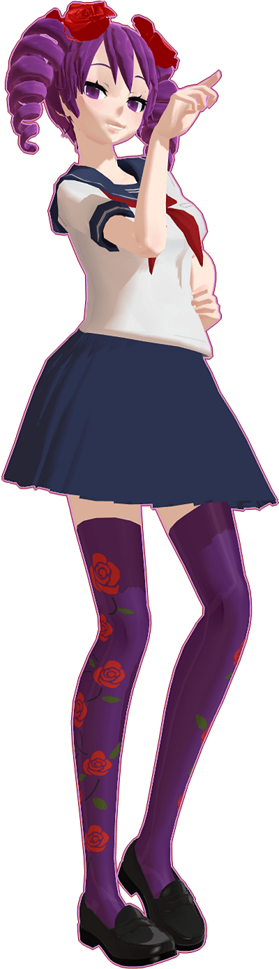 Kizana Sunobu Mmd Model (559x1388)