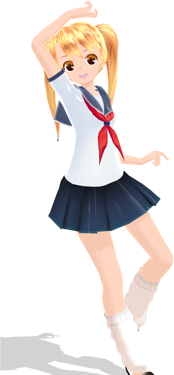 Yandere Simulator Senpai And Kōhai School Uniform Photography - Mmd Yandere Simulator Rival Chan (628x1271)