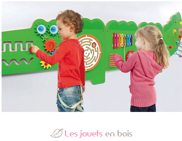 Crocodile Mural Multi Activit S Viga Toys - Toy (600x600)