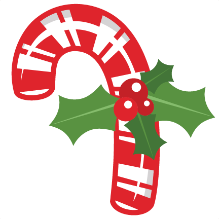 Candy Cane Clipart Svg - Cute Candy Cane Png (432x432)