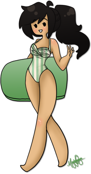 Summertime By The-illustr8or - Cartoon (402x724)