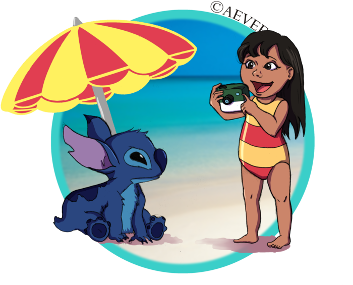 Summertime By Dcaevee - Cartoon (800x606)