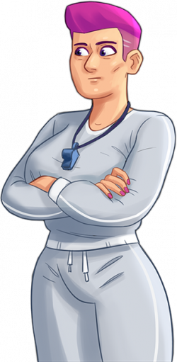 Coach Bridget - Summertime Saga Coach Bridget (250x511)