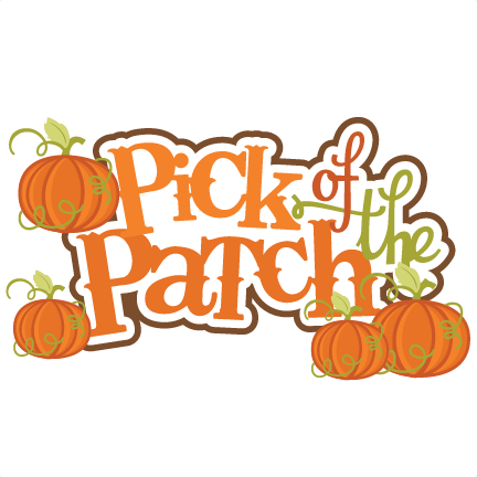 Pick Of The Patch Svg Scrapbook Title Pumpkin Svg Files - Scrapbooking (432x432)