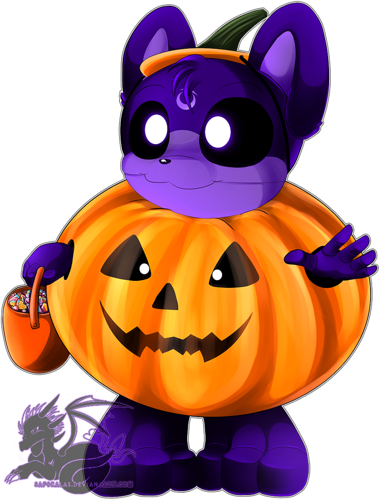 Pumpkin Cub - Jack-o'-lantern (782x1022)