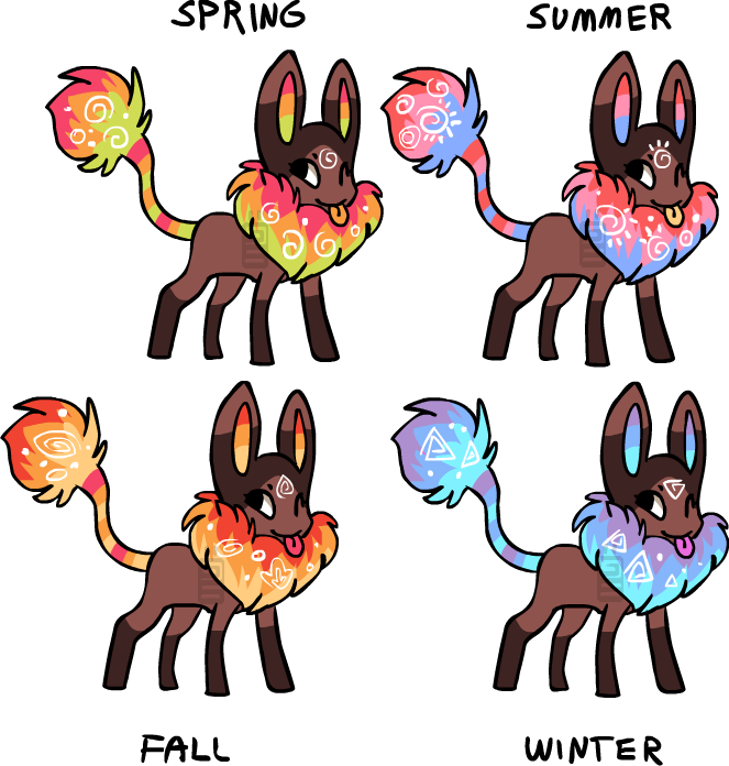 Seasonal By Griffsnuff On Deviantart - Dta Drawings Of Mythical Animals (663x696)