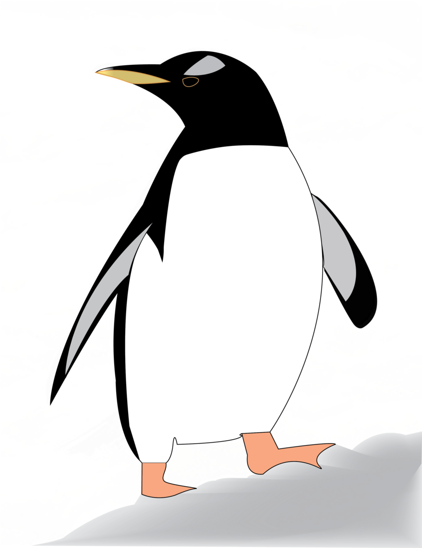 Penguin Vector Art By Penguin-616 - Emperor Penguin (900x1107)