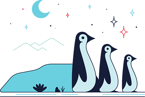 Free Penguins Vector - More Church (500x336)