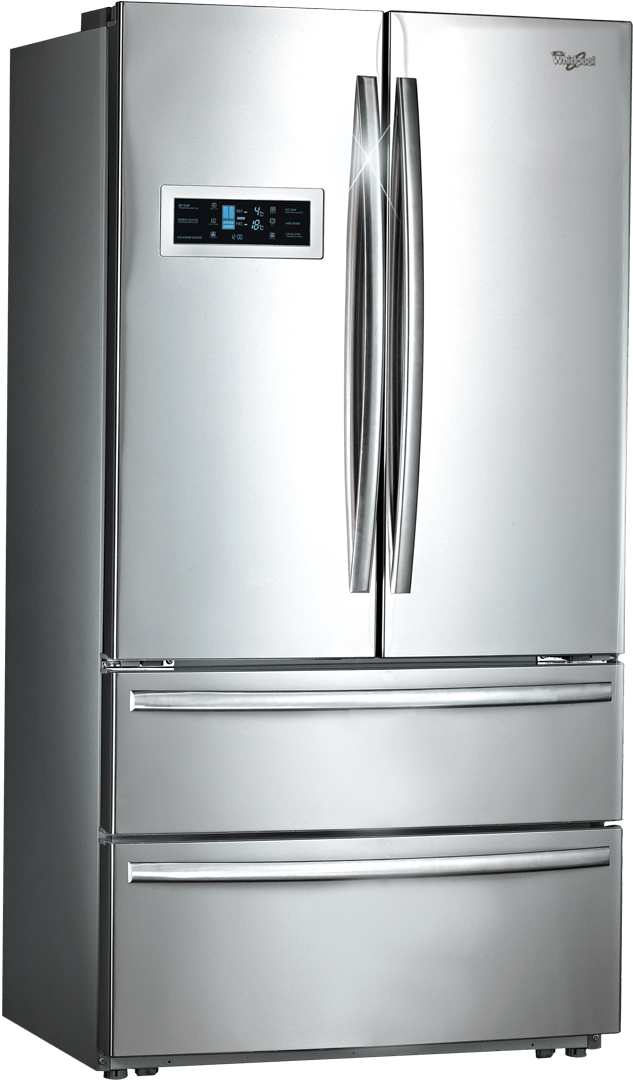 American Fridge Transparent Png - Fridge Png (1000x1160)