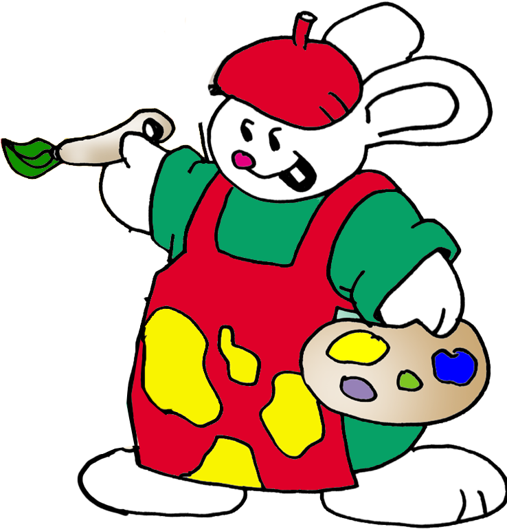 Bunny-painting - Painting (757x837)