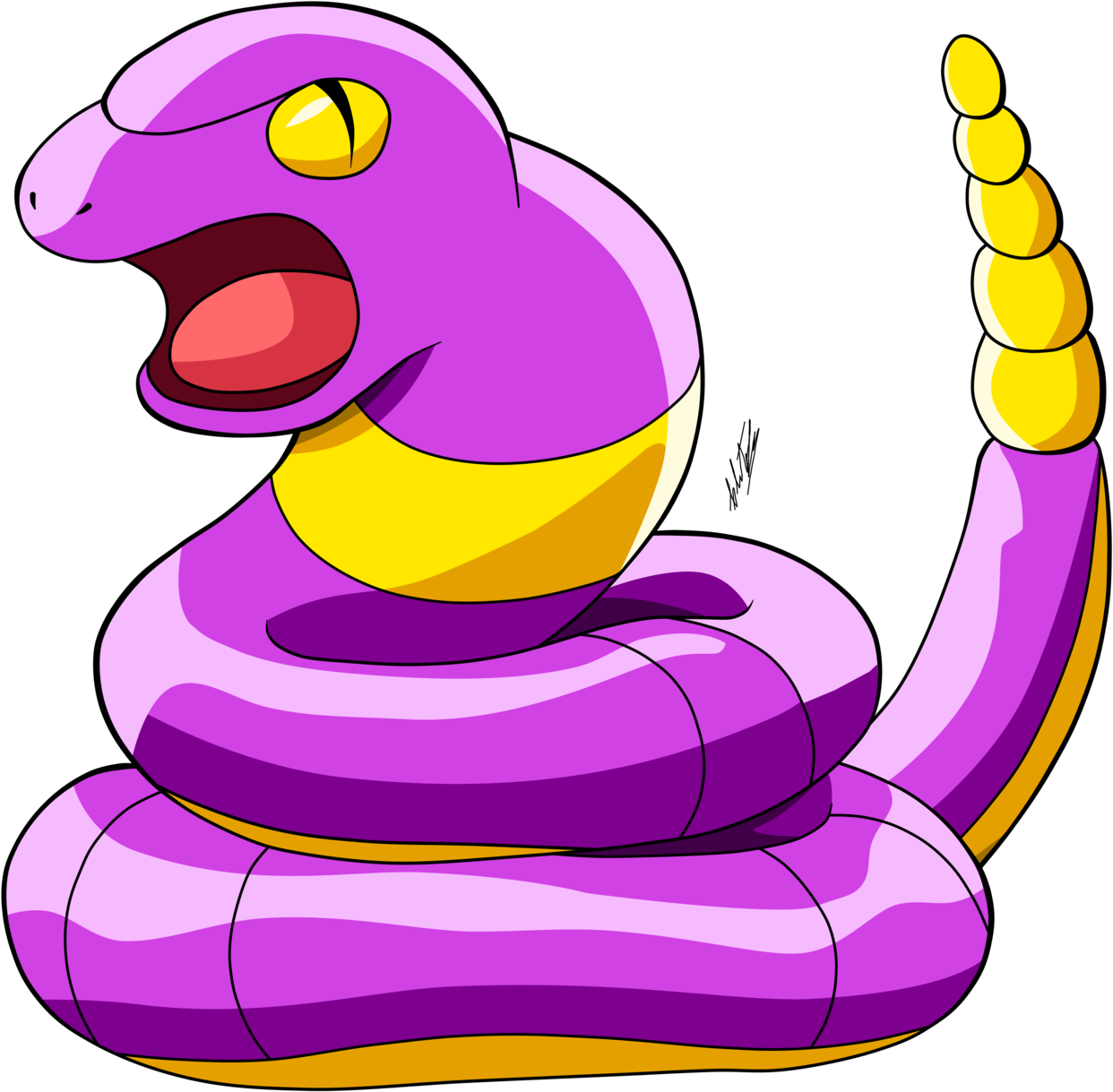 Pokemon Ekans Render (1600x1524)