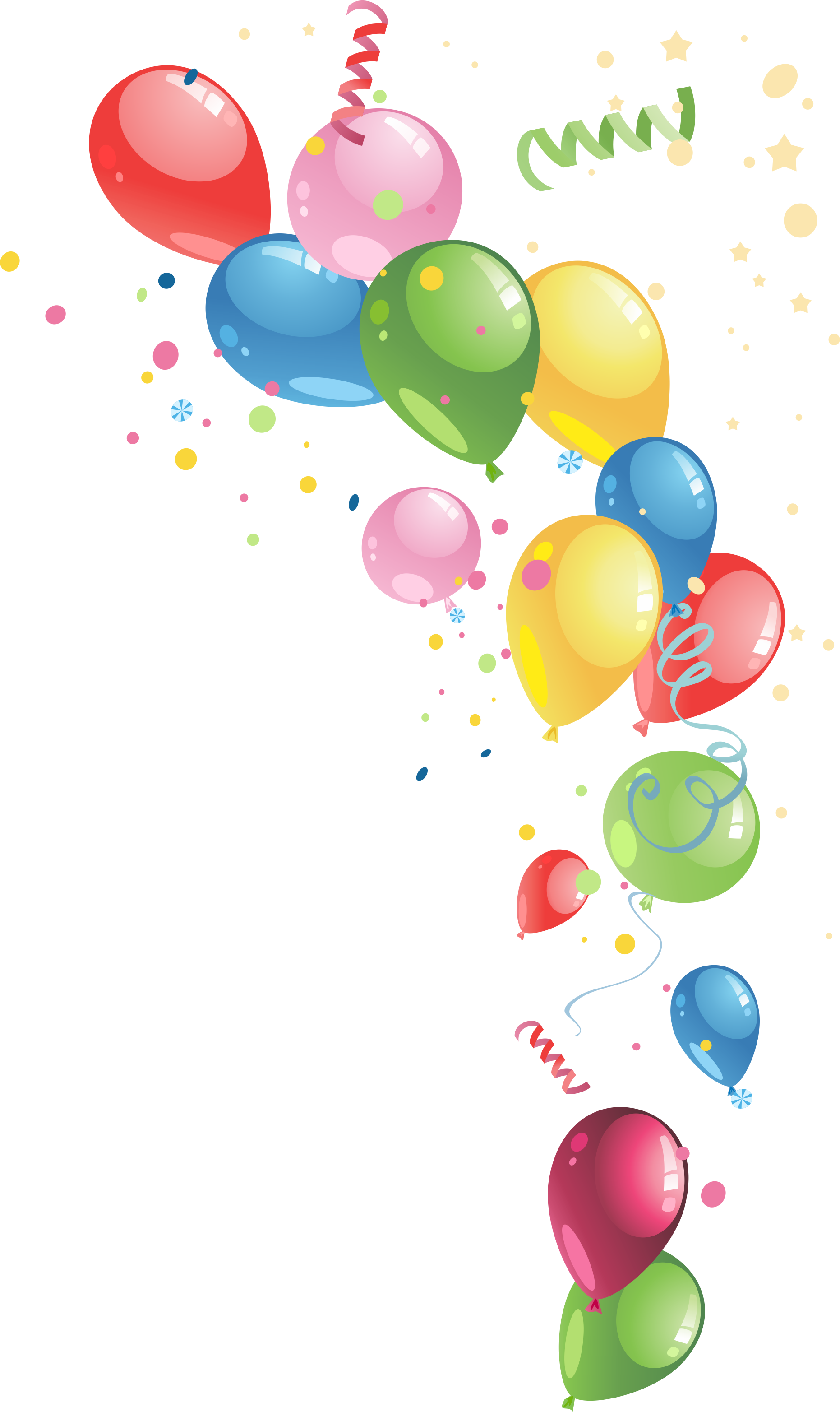 Balloon Royalty-free Party Clip Art - Birthday (1862x3128)