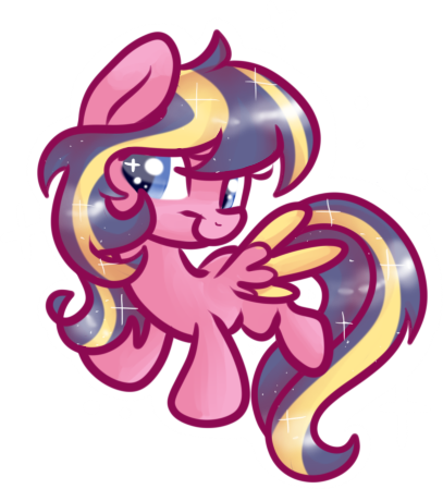 Starburst Chibi By Frostykat13 - Cartoon (407x449)