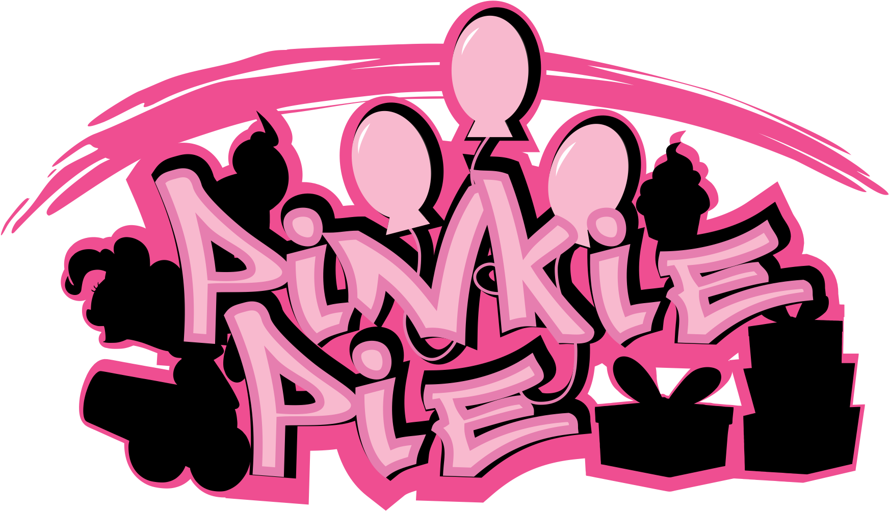 Walkcow, Earth Pony, Graffiti, Party Cannon, Pink, - Illustration (1784x1002)