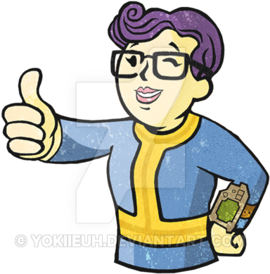 Custom Vault-girl By Yokiieuh - Fall Out 4 Boy (400x410)