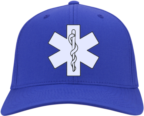Star Of Life White Twill Cap - Global Medic (480x480)