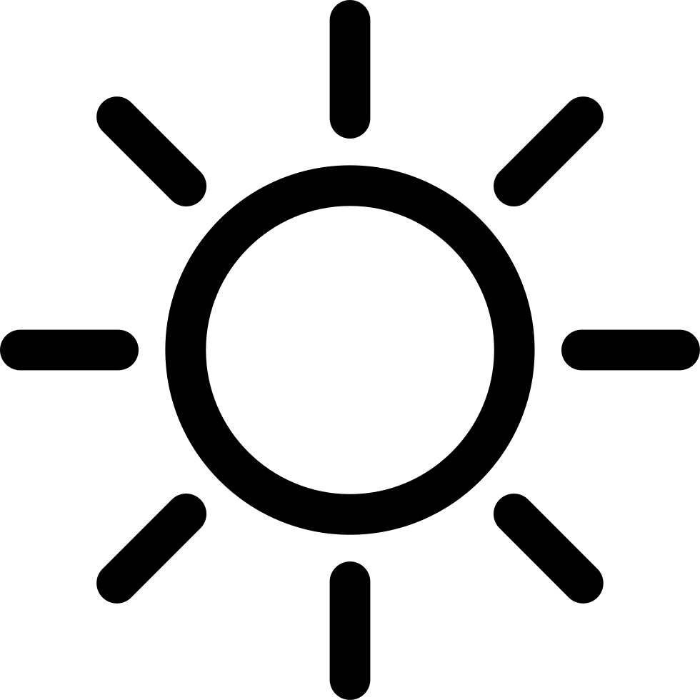 Sunny Day Comments - Bombillo Vector (980x980)