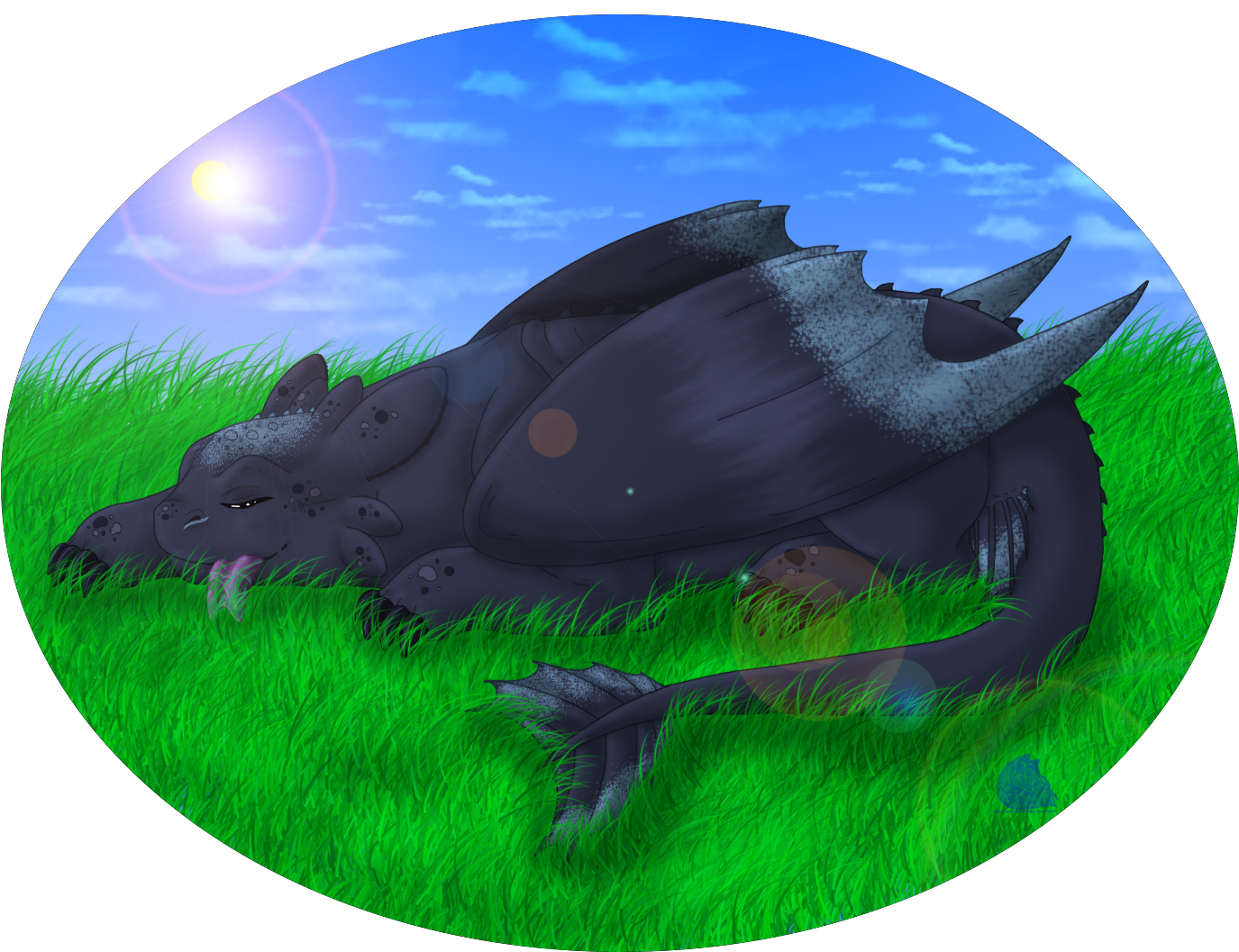 Sunny Day - Dragon (1427x1079)