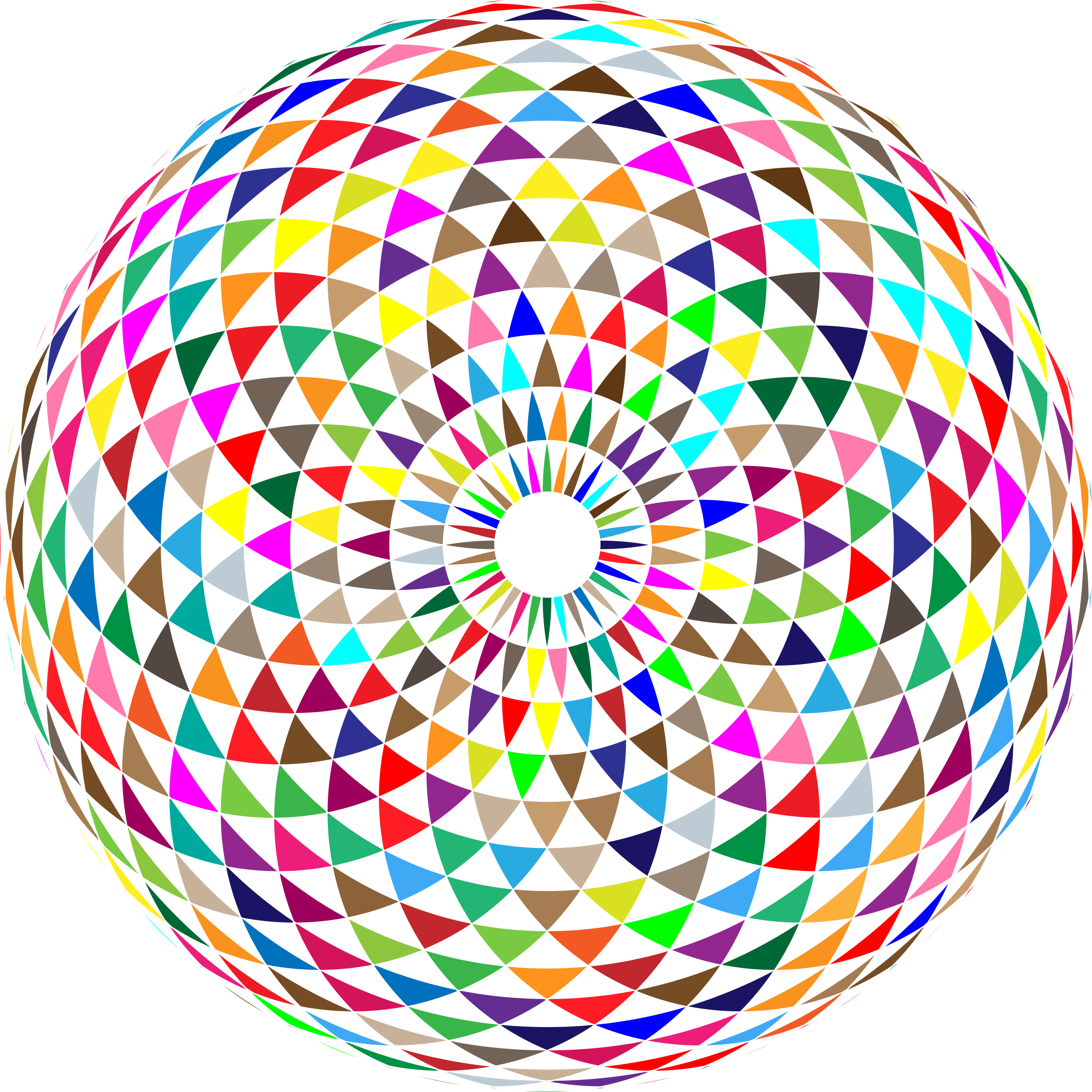 Colorful Toroid Mandala - Colorful Toroid Mandala (2322x2322)