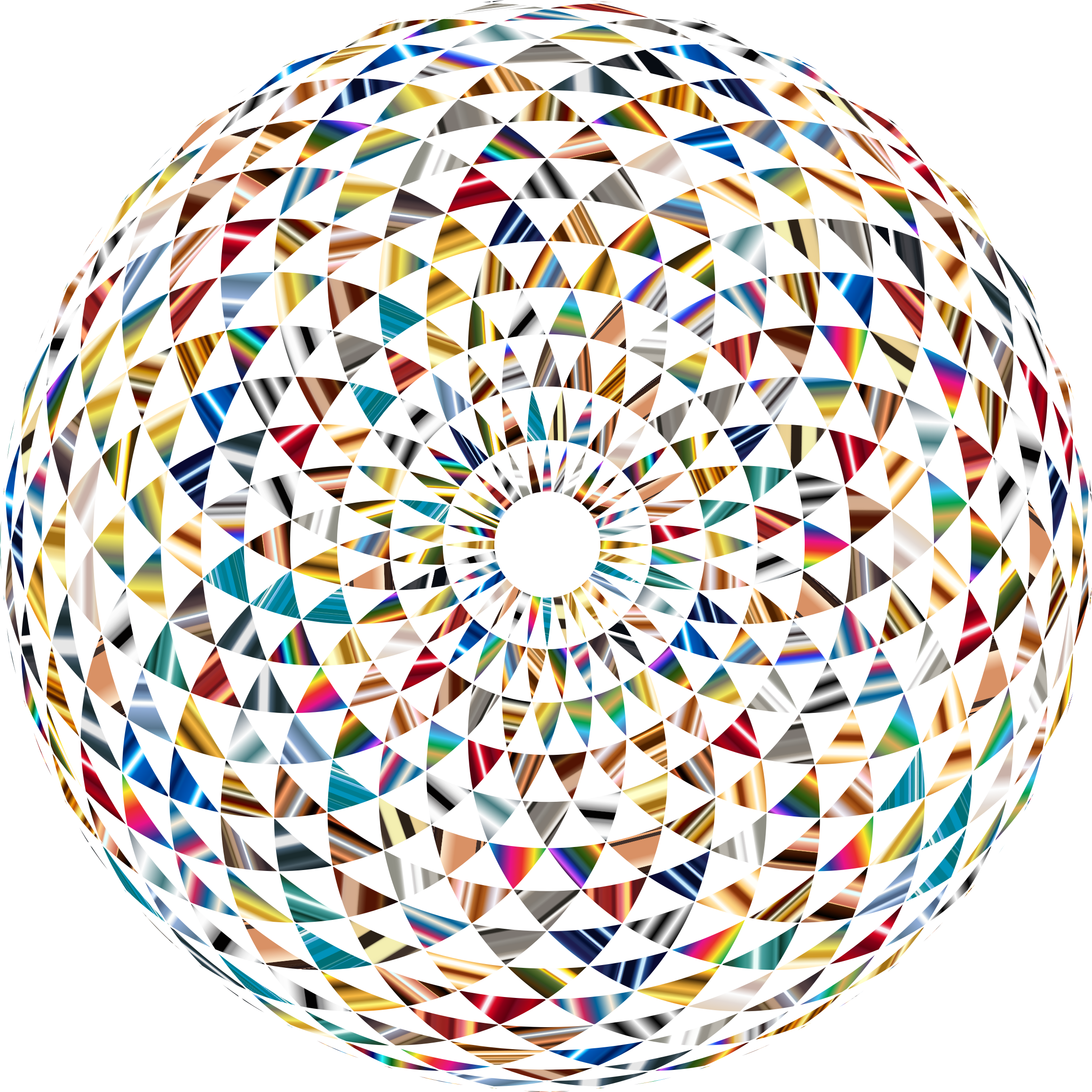 This Free Icons Png Design Of Colorful Toroid Mandala - Getty Villa (2322x2322)