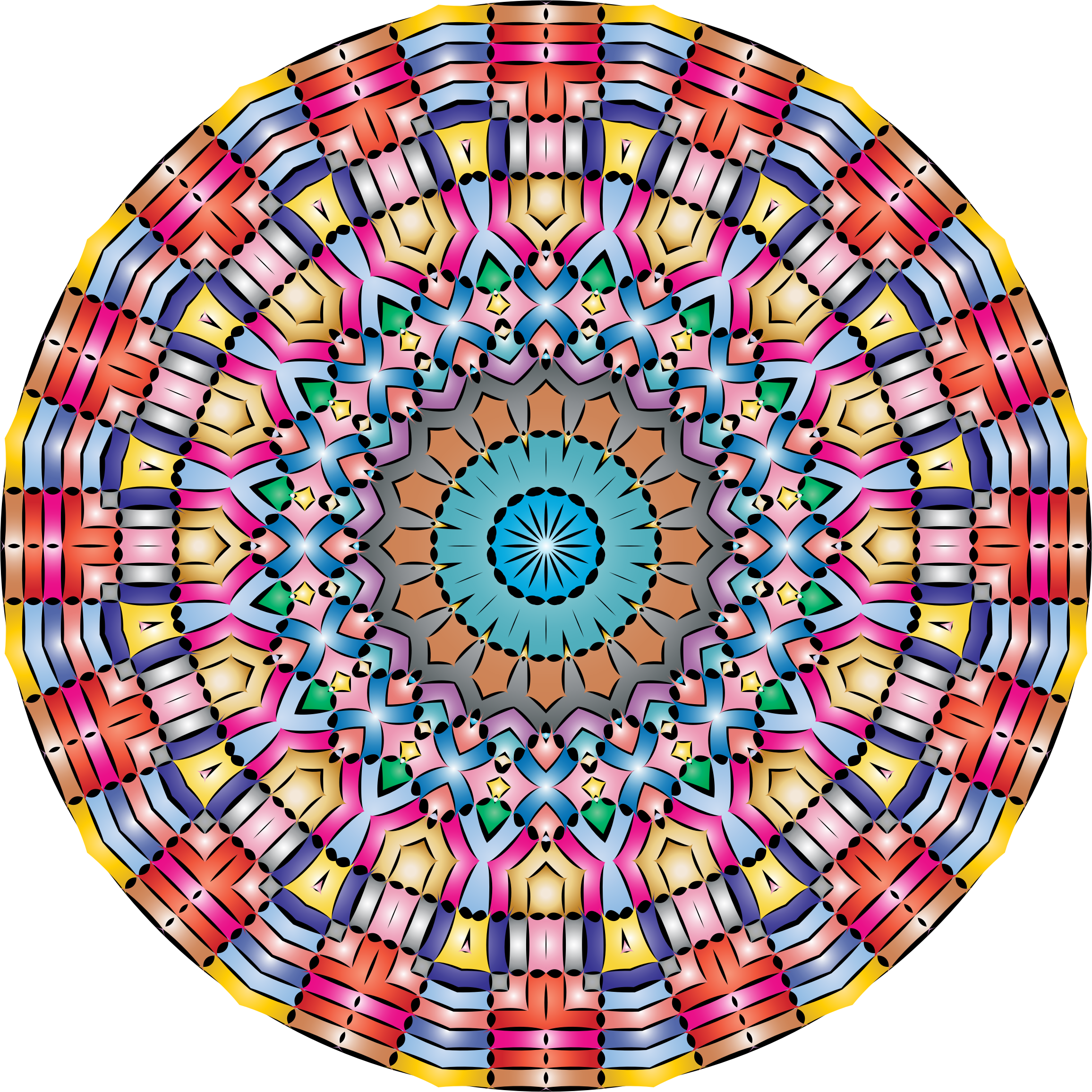 This Free Icons Png Design Of Kaleidoscopic Mandala - Ridge Racer Type 4 Logo (2312x2312)