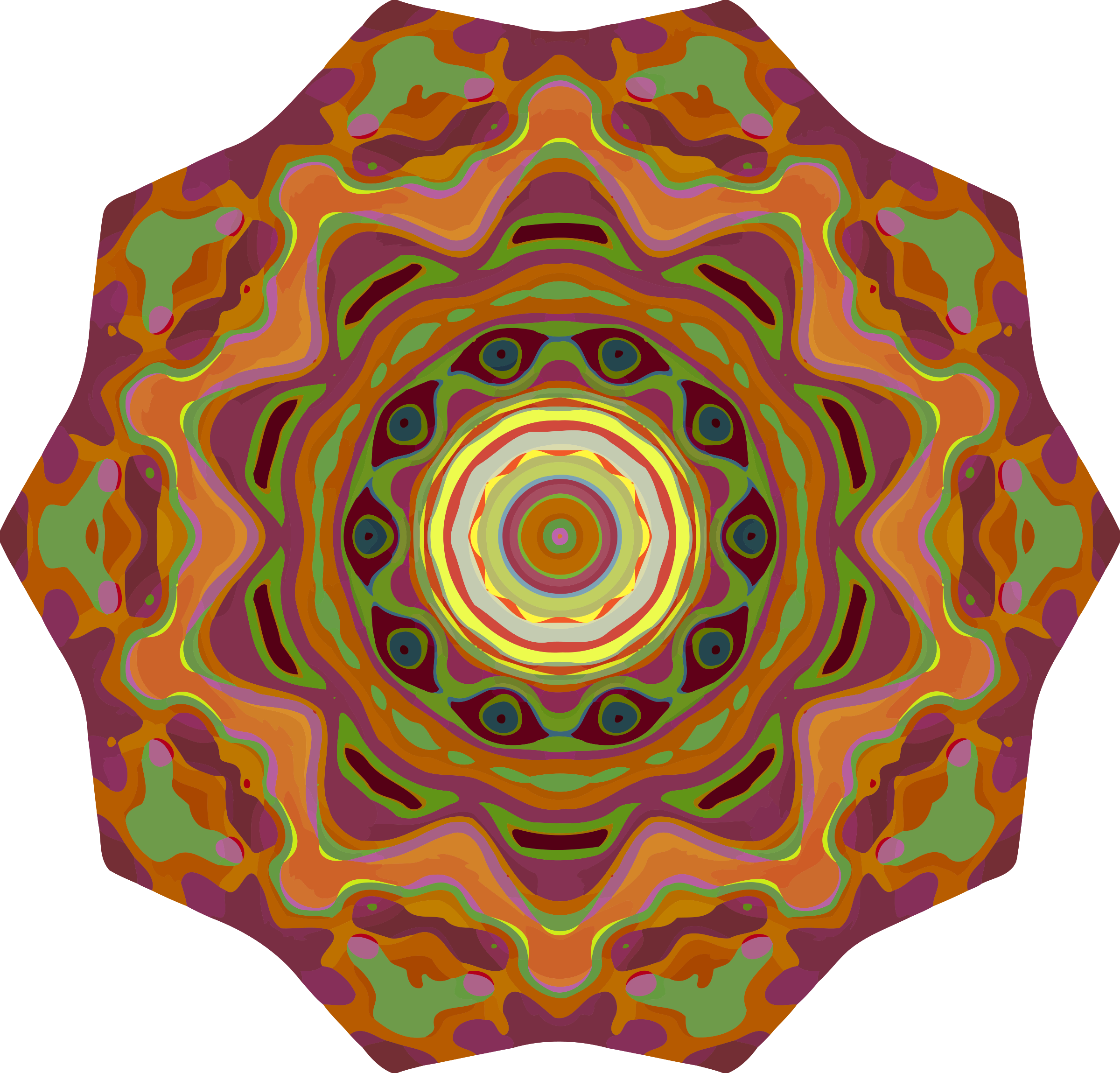 This Free Icons Png Design Of Colourful Mandala - Mandala (2400x2299)