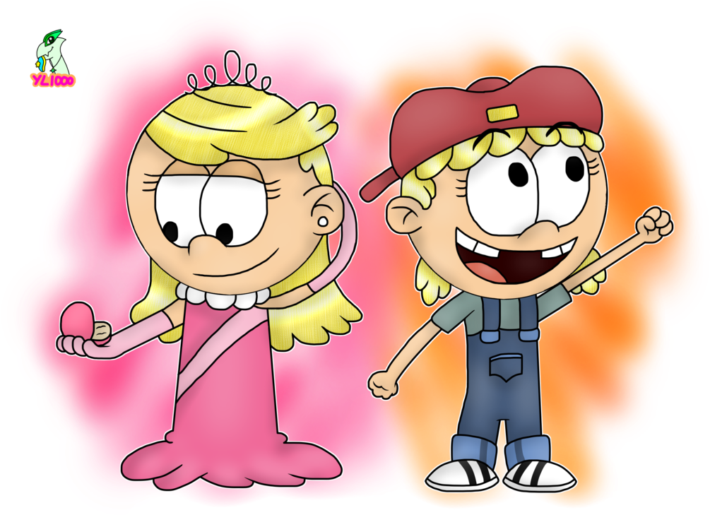Lola And Lana Loud By Yoshilover1000 - Cartoon (1024x745)