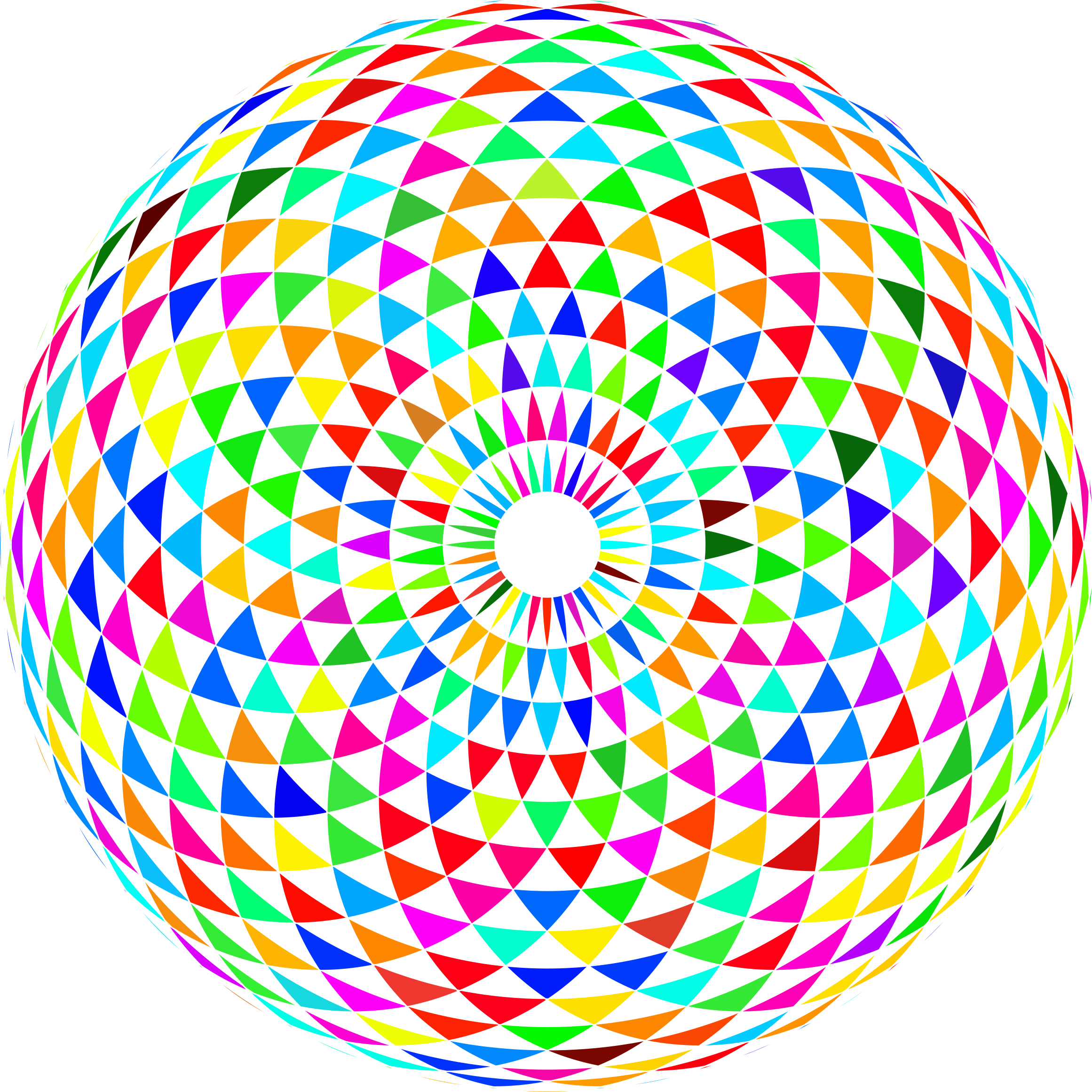 This Free Icons Png Design Of Colorful Toroid Mandala - Getty Villa (2322x2322)