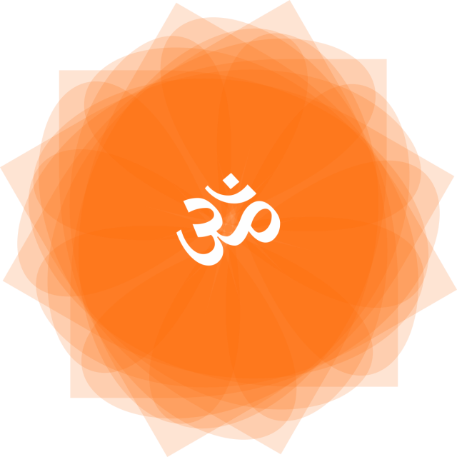 Indian Hinduism Om Symbol With Mandala, Indian, Hinduism, - Circle (640x640)