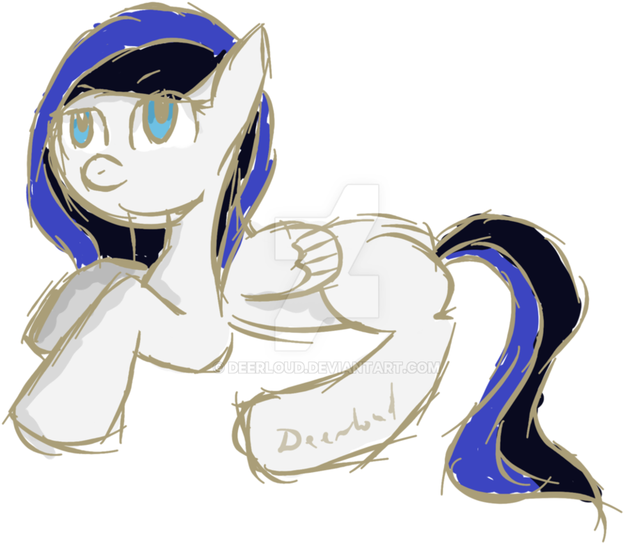 Antilia Victoria Luna Ponysona By Deerloud - Cartoon (981x815)