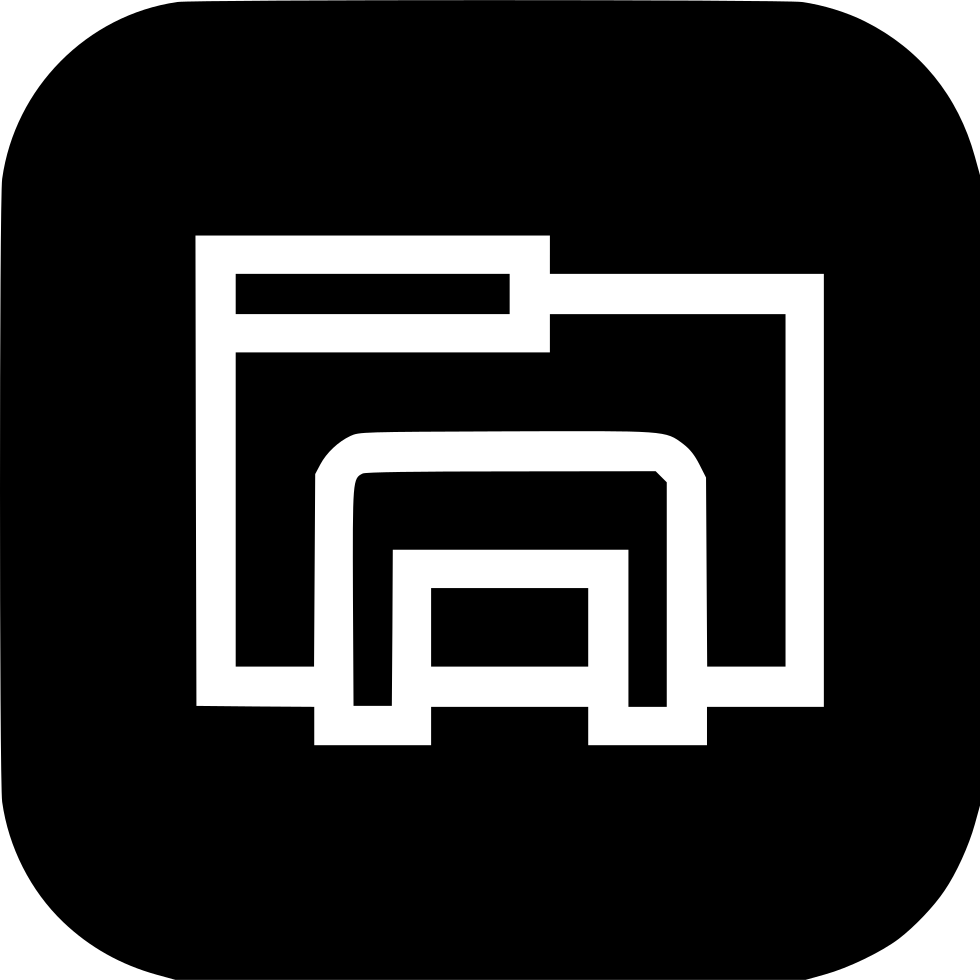 Folder File Bunch Explorer File Explorer Ui Comments - Icon (980x980)