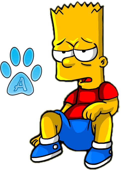 Bart Simpson Png - Bart Simpson Dessin Animé (500x714)