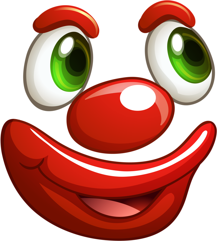 Evil Clown - Clown Face - Clown Face Png (737x800)