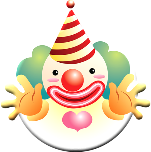 Clowns Faces - Clown (499x500)