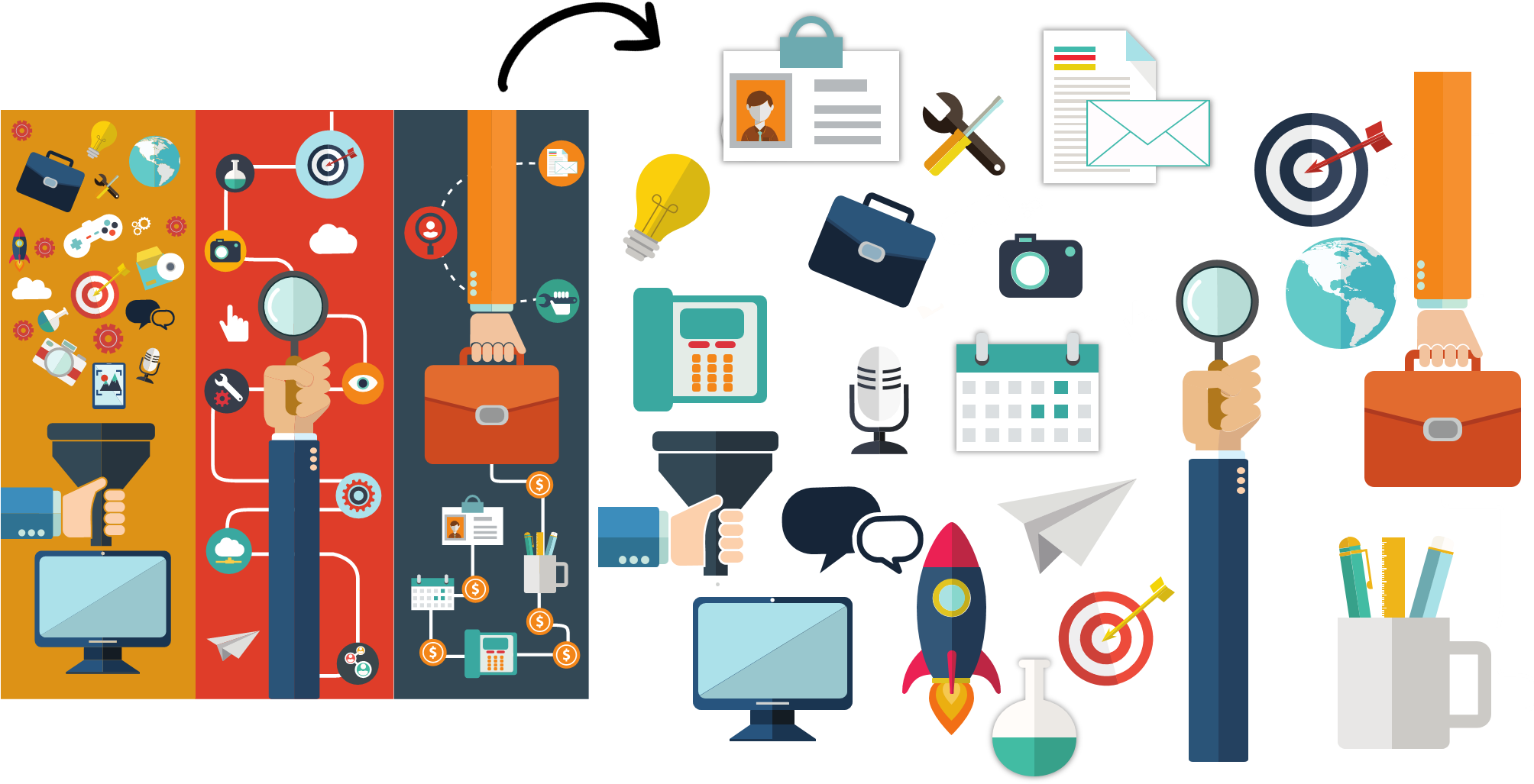 Break Apart Vector Graphics To Use Subparts - Vector Graphics (2007x1117)