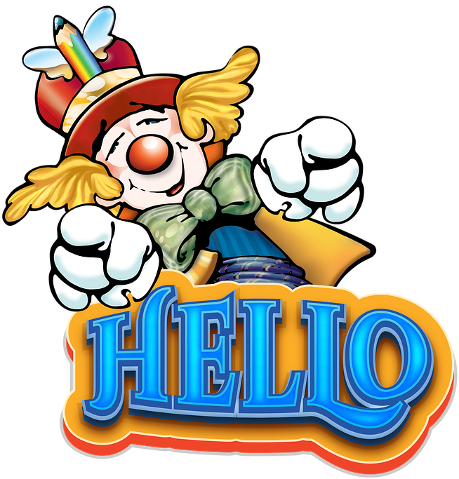 Clowns Faces - Cartoon (720x720)