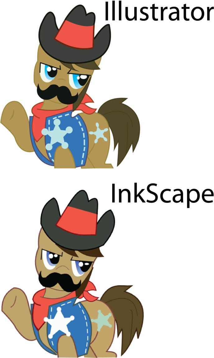 Illustrator Vs Inkscape By 10mariobrosmaster - Photoshop Vs Illustrator Comics (689x1158)