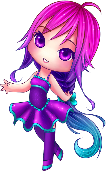 The Bonus That I Promised Of The Adoptable ^^ I Hope - Chibi Girls Coloring Book For Adults. A Stress Relief (386x600)