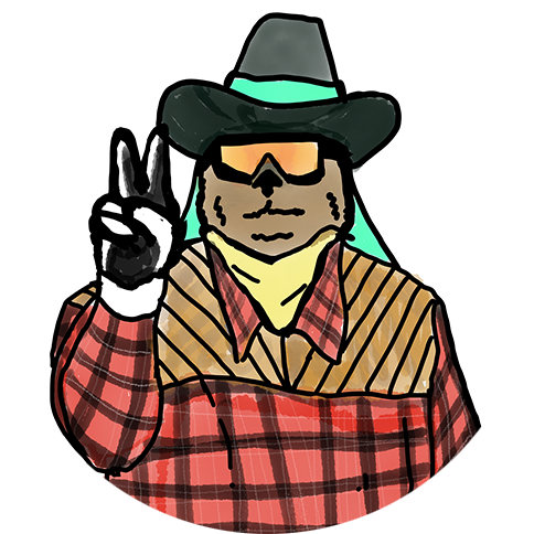 Pioneer Clipart Cowboy - Illustration (500x500)