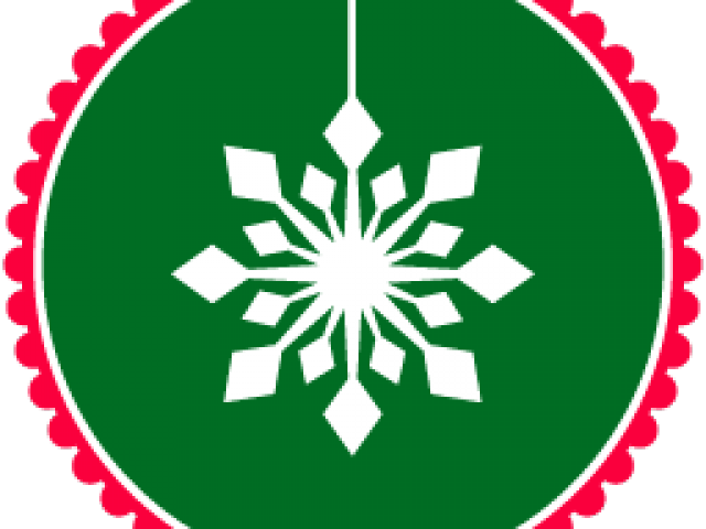 Christmas Badge Cliparts - Circle (640x480)