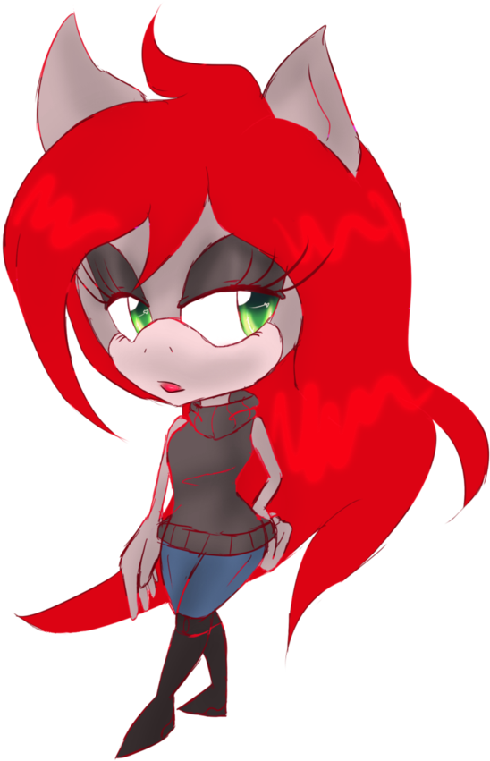 Red By Steampunk-jellyfish - Cartoon (731x1092)