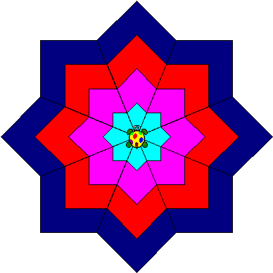 Symmetry Clipart Reflectional - Quadrilateral Drawings (407x393)