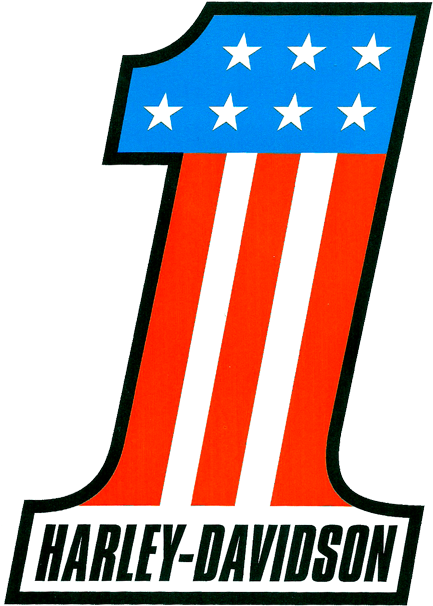 Harley Davidson 1 Decal - Harley Davidson Dark Custom (460x625)