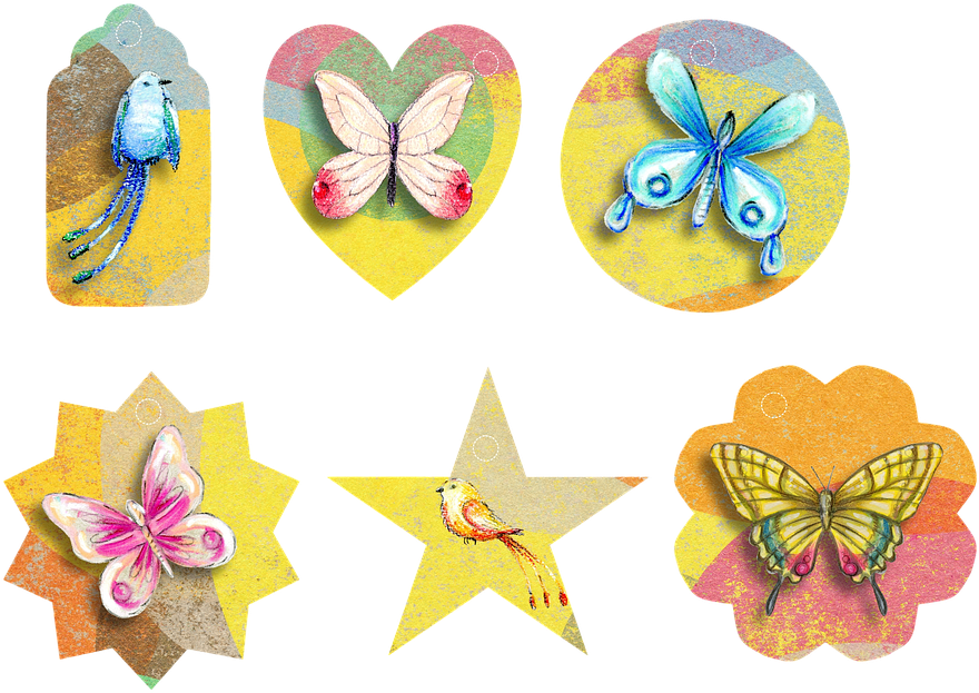 Baby Butterfly Cliparts 15, Buy Clip Art - Imagenes Collage De Estrellas (960x661)